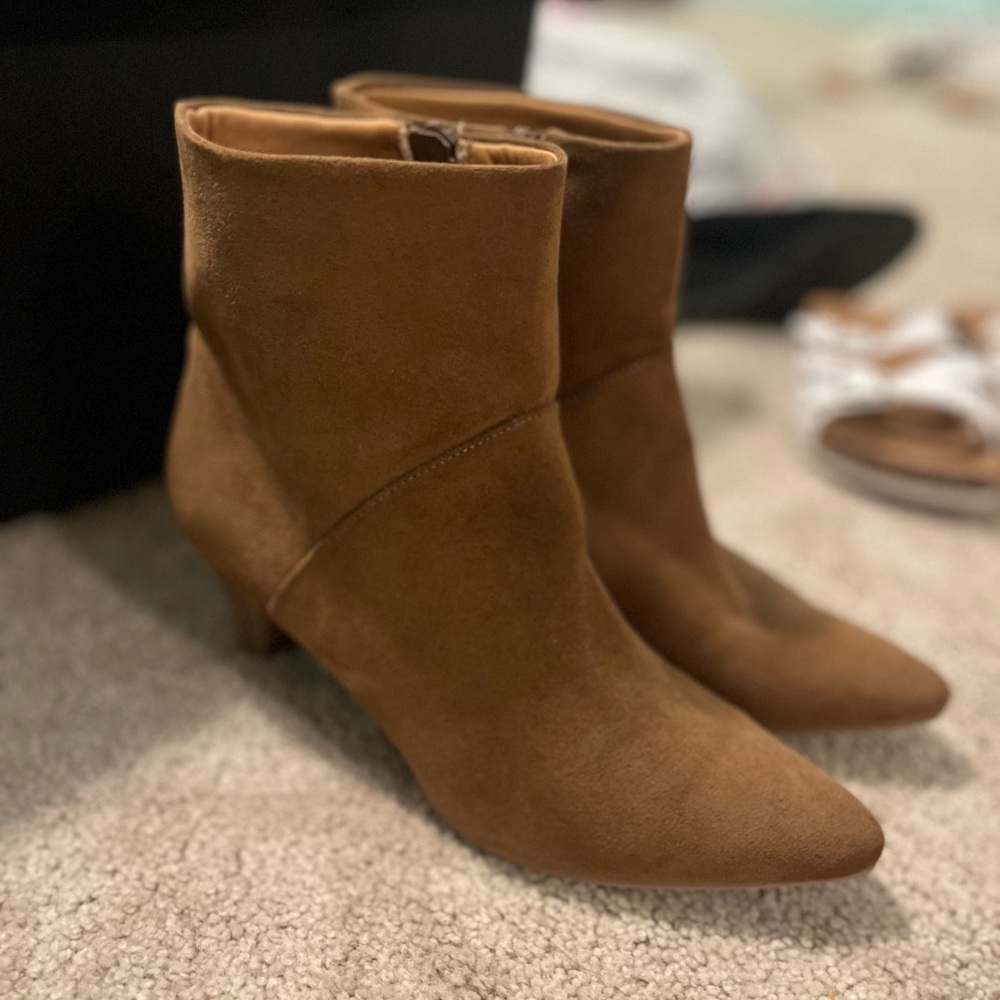 Target Tan Ankle Booties